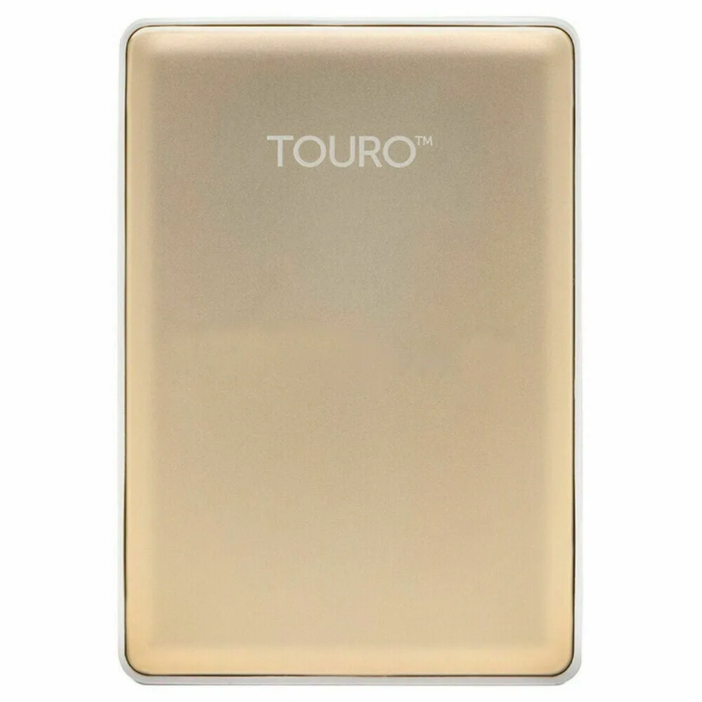 Hitachi Touro S Mobile Portable External Hard Drive 500GB USB 3.0 HDD for PC/Mac