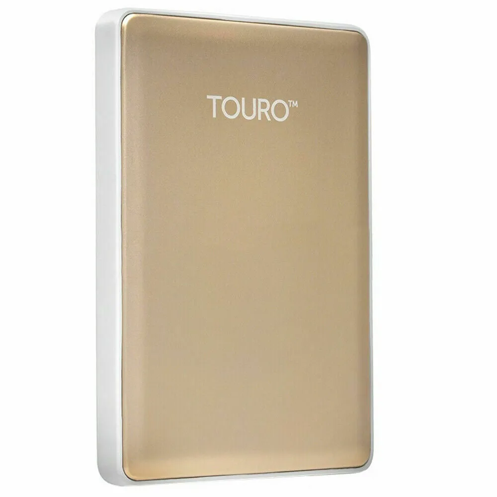 Hitachi Touro S Mobile Portable External Hard Drive 500GB USB 3.0 HDD for PC/Mac