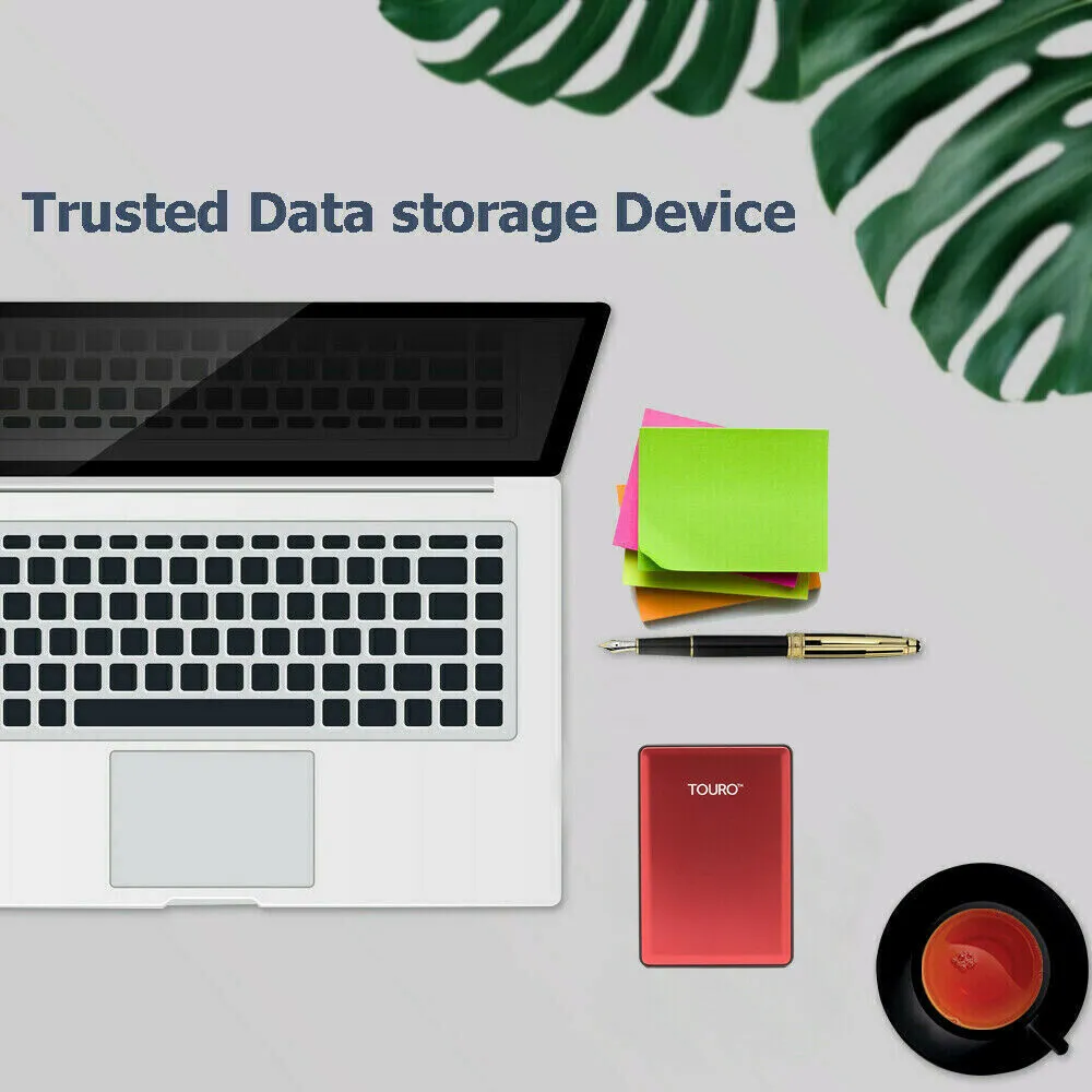 Hitachi Touro S Mobile Portable External Hard Drive 500GB USB 3.0 HDD for PC/Mac
