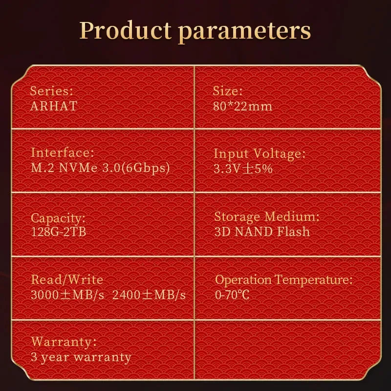 Huadisk NVMe M.2 SSD  High-Speed Internal Drive