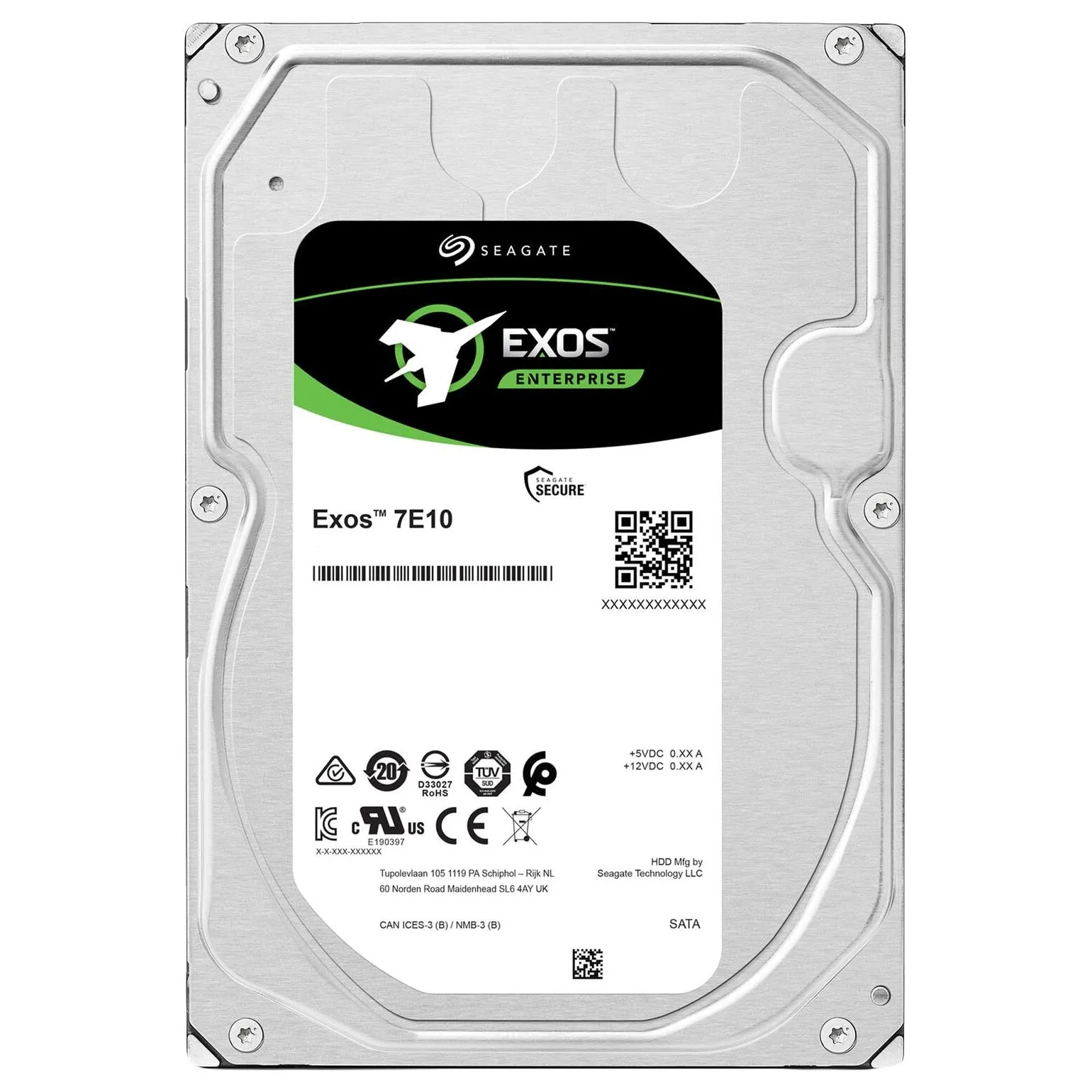 Internal hard drive Seagate Exos 7E10, ST2000NM000B, 2 TB