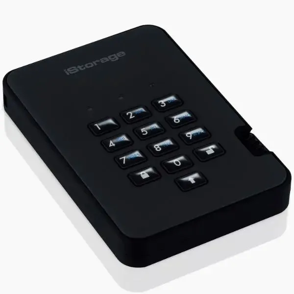 iStorage Diskashur Pin Authenticated Portable Drive 256GB SSD