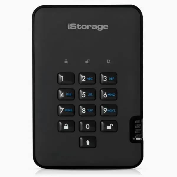 iStorage Diskashur Pin Authenticated Portable Drive 256GB SSD