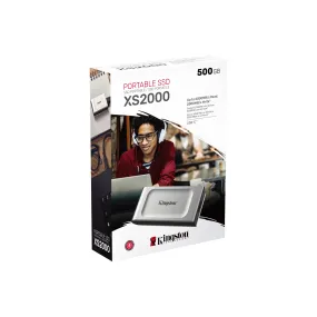 Kingston 500GB XS2000 USB Type-C 3.2 Gen 2x2 Portable SSD SXS2000/500G