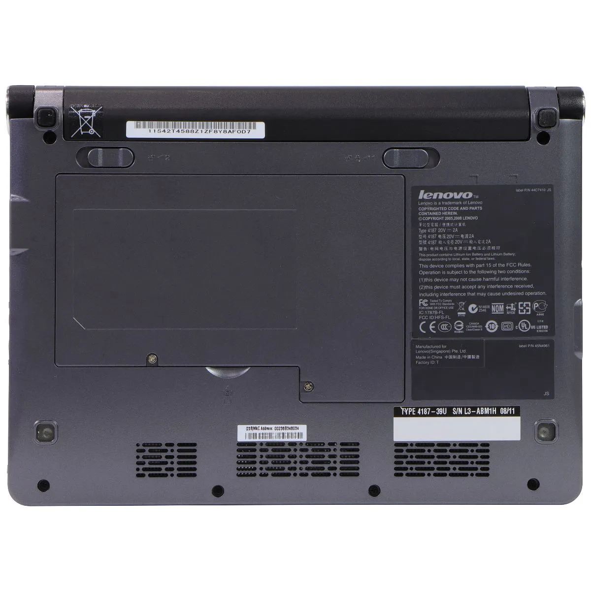 Lenovo IdeaPad S10e (10.1-in) Laptop (4187-39U) Intel Atom N270/75GB HDD/1.5GB