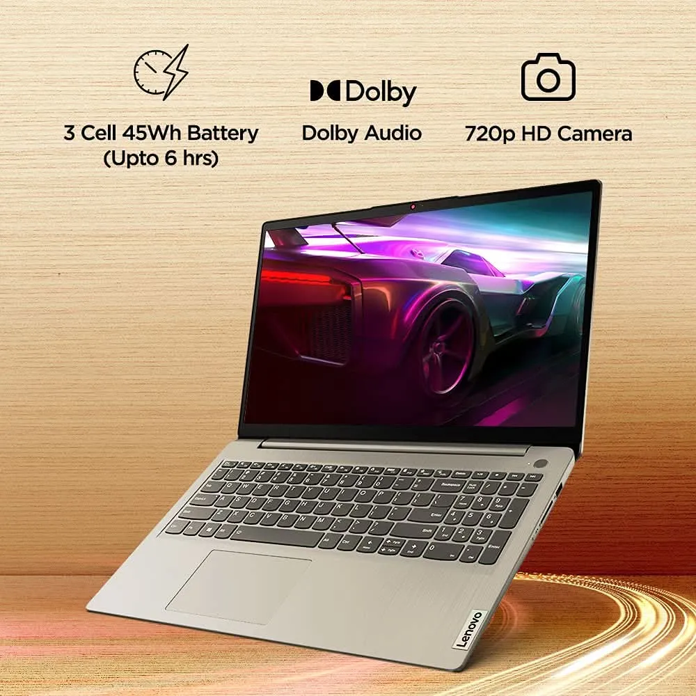 LENOVO IP SLIM3 82H803B6IN [CI7-1165G7 11TH GEN/16GB DDR4/512GB SSD/WIN11 HOME MSO/15.6 INCH/INTEGRATED GRAPHICS /1 YEAR(S)/GREY]
