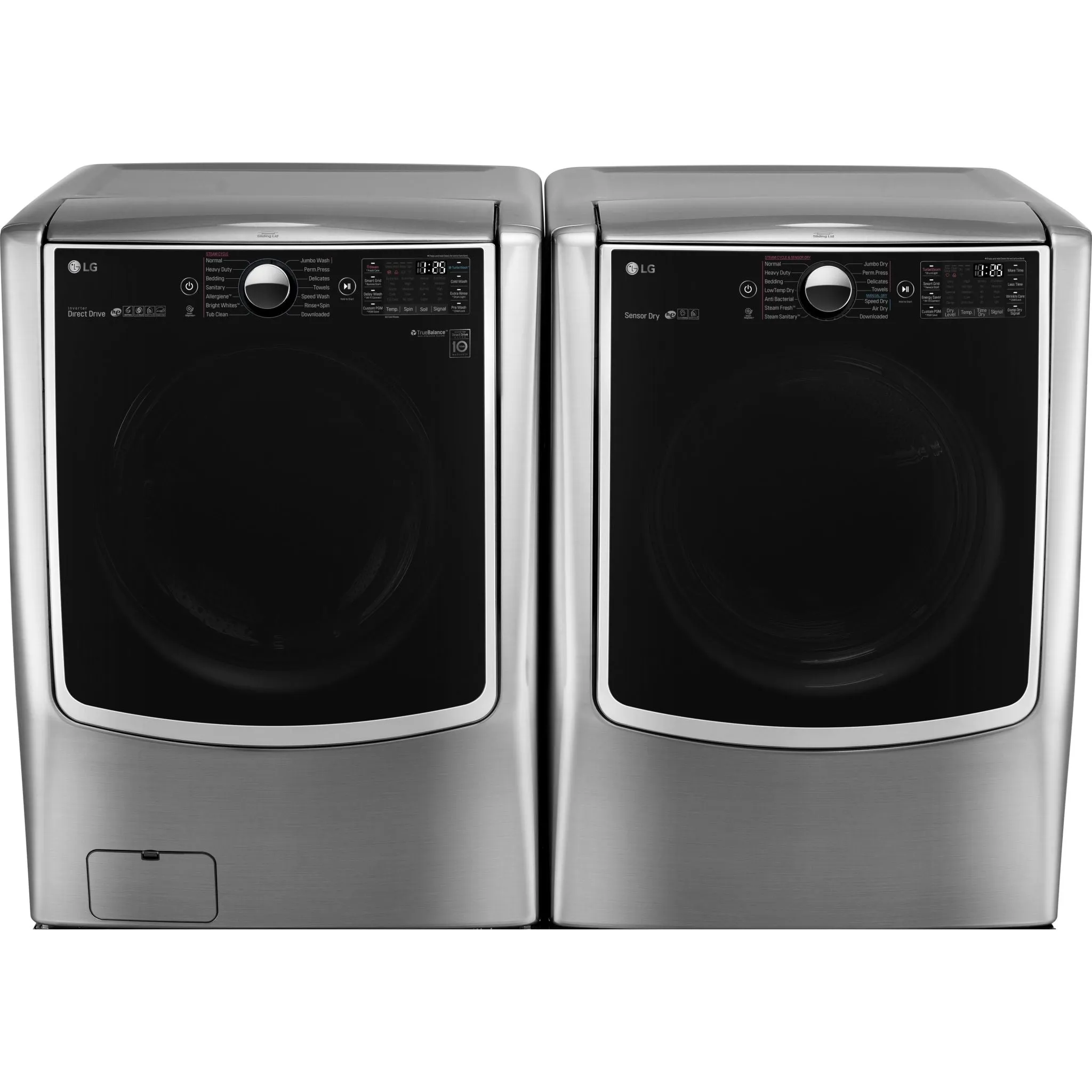LG Front Load Pair (LGA1435469K) - Graphite