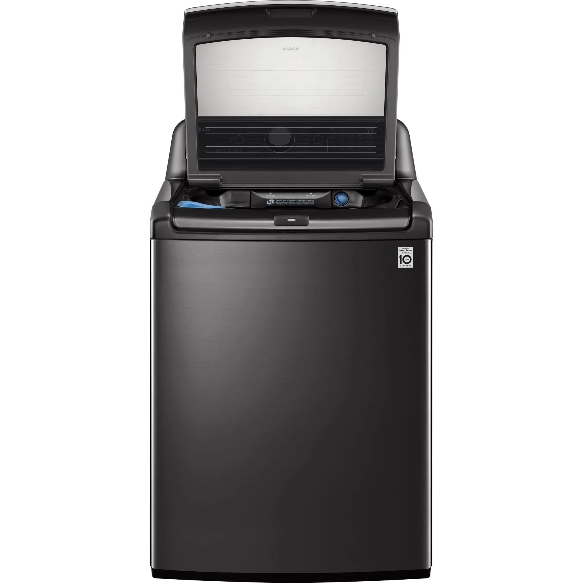 LG Top Load Washer (WT7850HBA) - Black Steel