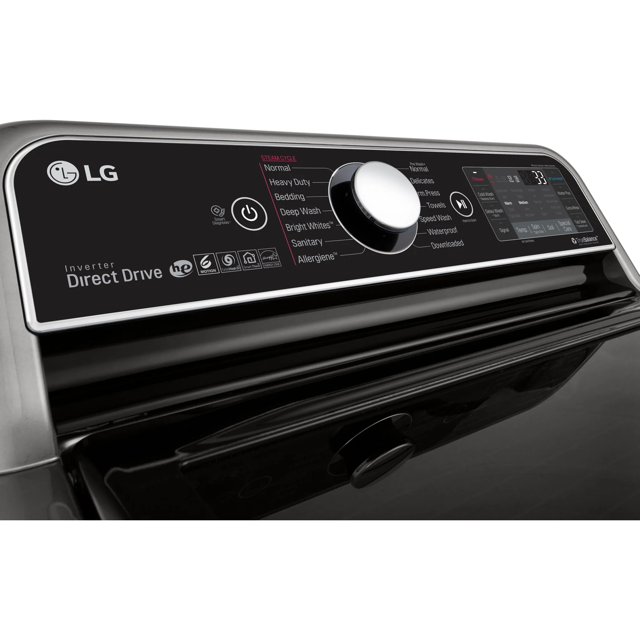 LG Top Load Washer (WT7850HVA) - Graphite Steel