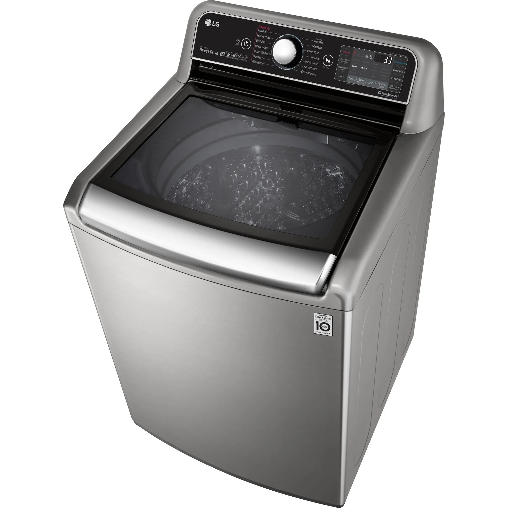 LG Top Load Washer (WT7850HVA) - Graphite Steel