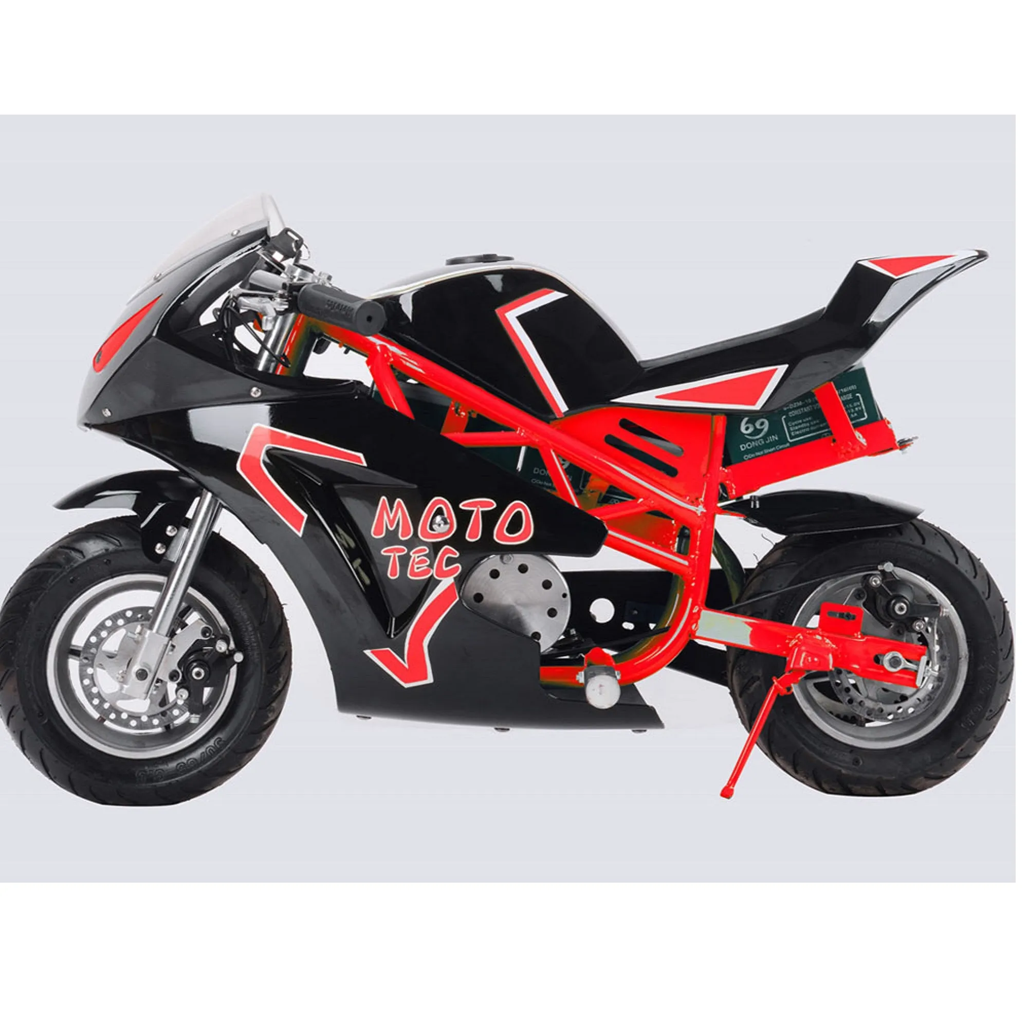 MotoTec 500W 36V GT Electric Mini Pocket Bike