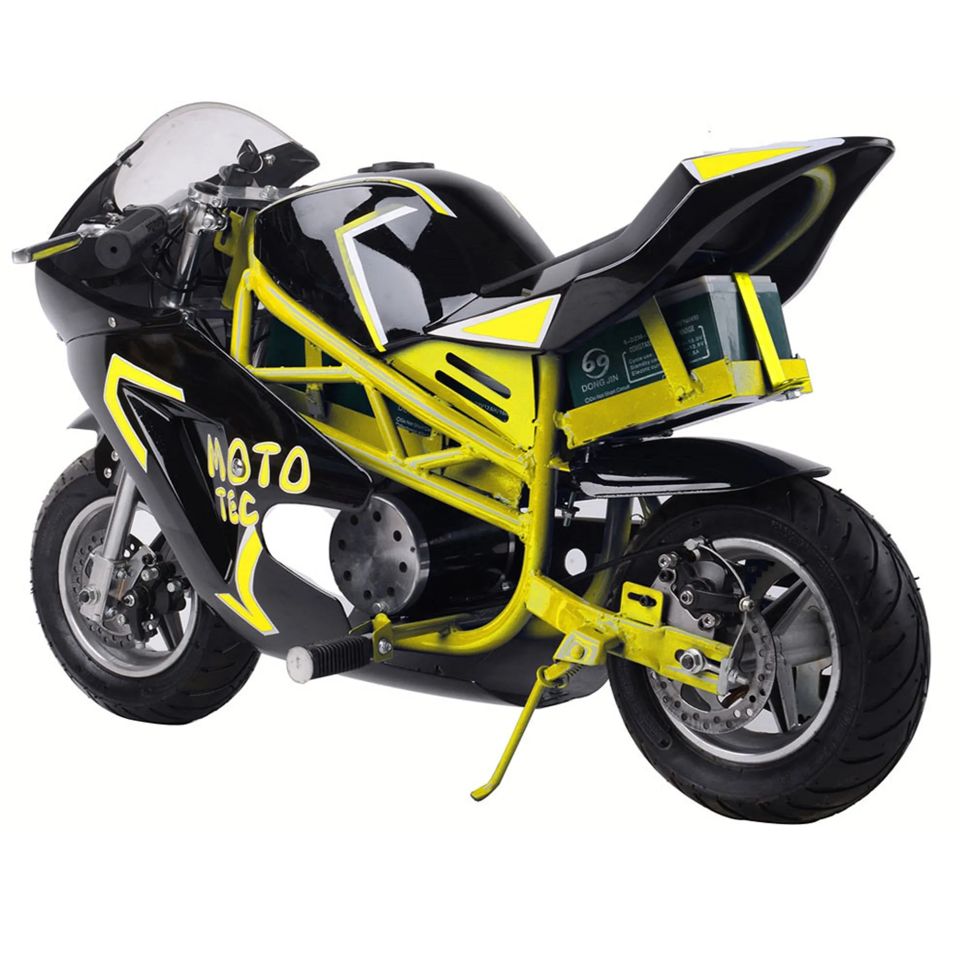 MotoTec 500W 36V GT Electric Mini Pocket Bike