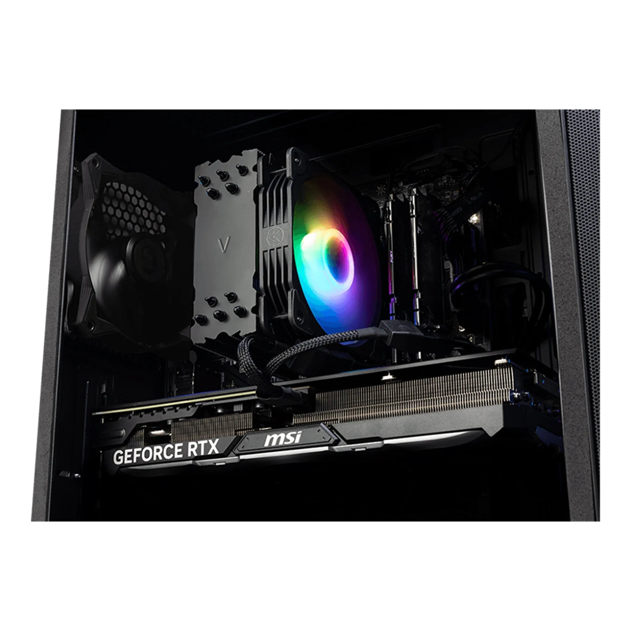 MSI Codex R 13NUC5-076US RGB Gaming Desktop Computer - Intel Core i5-13400F - 16GB Memory - 2TB SSD - Black