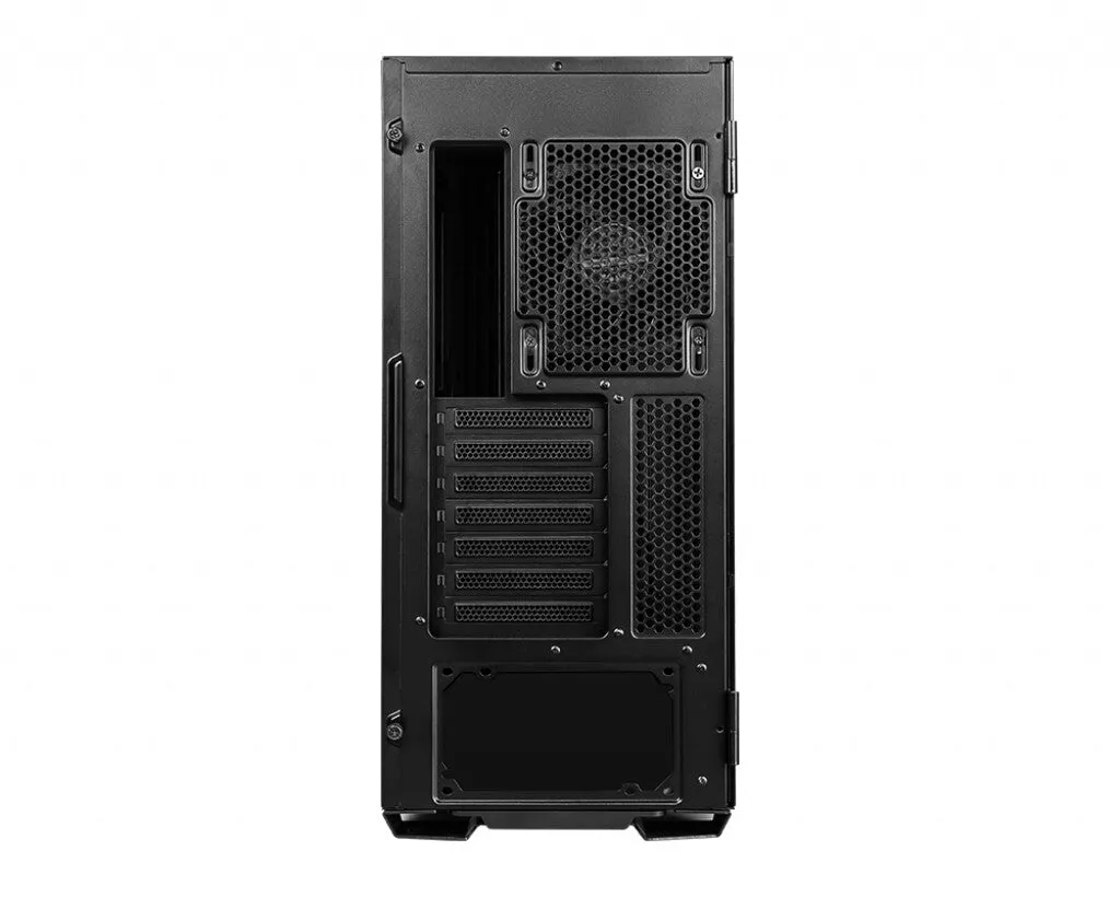 MSI MPG QUIETUDE 100S Mid Tower Silent Computer Case 'Black, 1x 120mm Fan, Fan Controller, USB Type-C, Sound dampening foam, ARGB light strip, Tempered Glass, Center, E-ATX, ATX, mATX, mini-ITX'