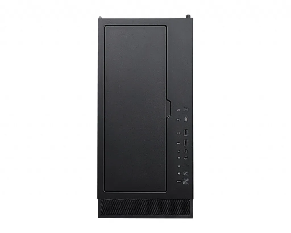 MSI MPG QUIETUDE 100S Mid Tower Silent Computer Case 'Black, 1x 120mm Fan, Fan Controller, USB Type-C, Sound dampening foam, ARGB light strip, Tempered Glass, Center, E-ATX, ATX, mATX, mini-ITX'