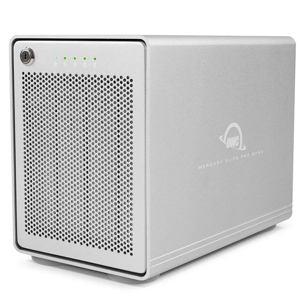 OWC Mercury Elite Pro Quad RAID 5 Four HDD/SSD Bay External Storage Enclosure