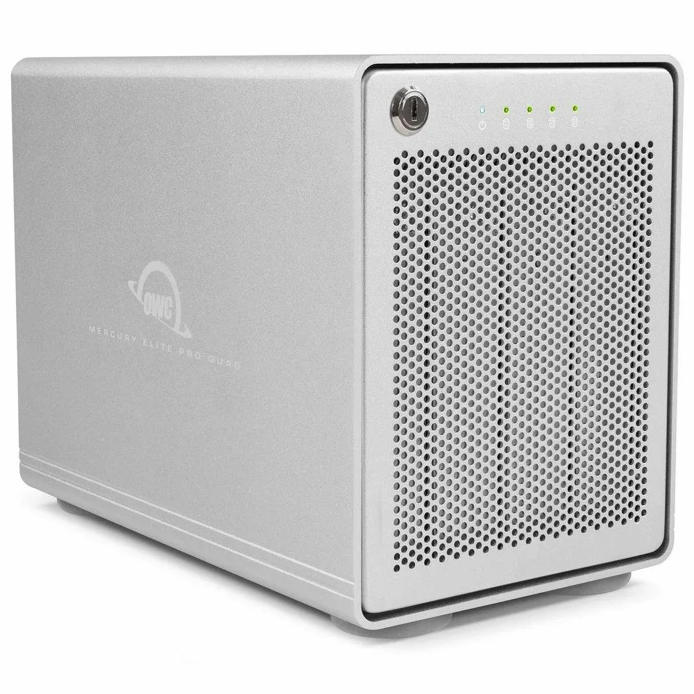 OWC Mercury Elite Pro Quad RAID 5 Four HDD/SSD Bay External Storage Enclosure