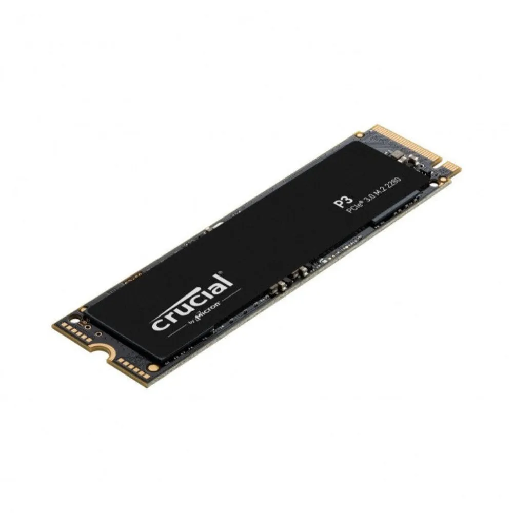 P3 500GB PCle 3.0 NVMe M.2 SSD, up to 3500MB/s CT500P3SSD8, Black 500 GB
