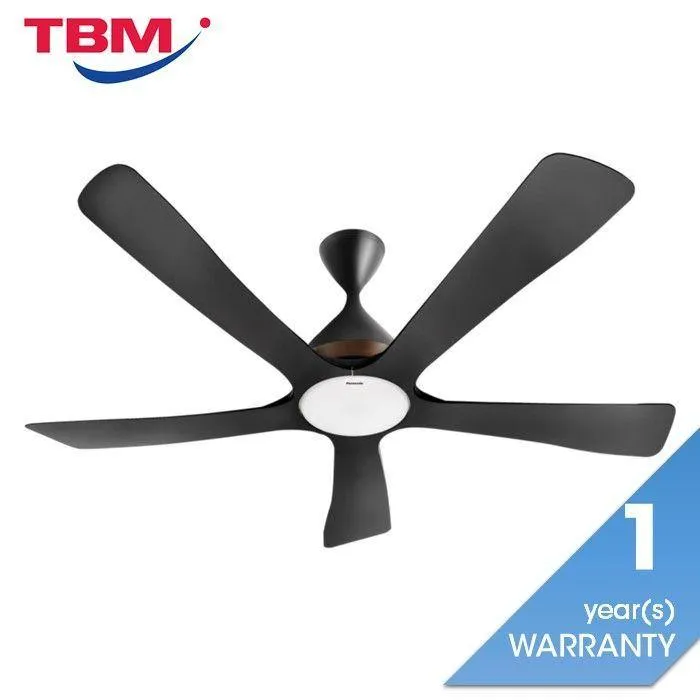 Panasonic F-M15GCVBKSH Ceiling Fan 60" 5 Blade LED WIFI