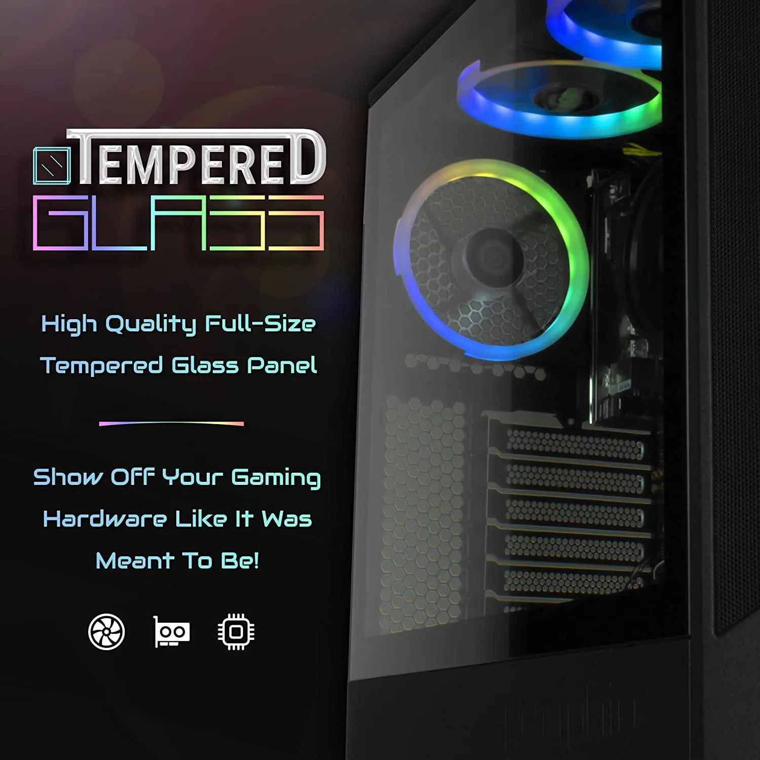 Periphio Reaper Gaming PC Computer 16GB DDR4 RAM 240GB SSD   1TB HDD (Refurbished)