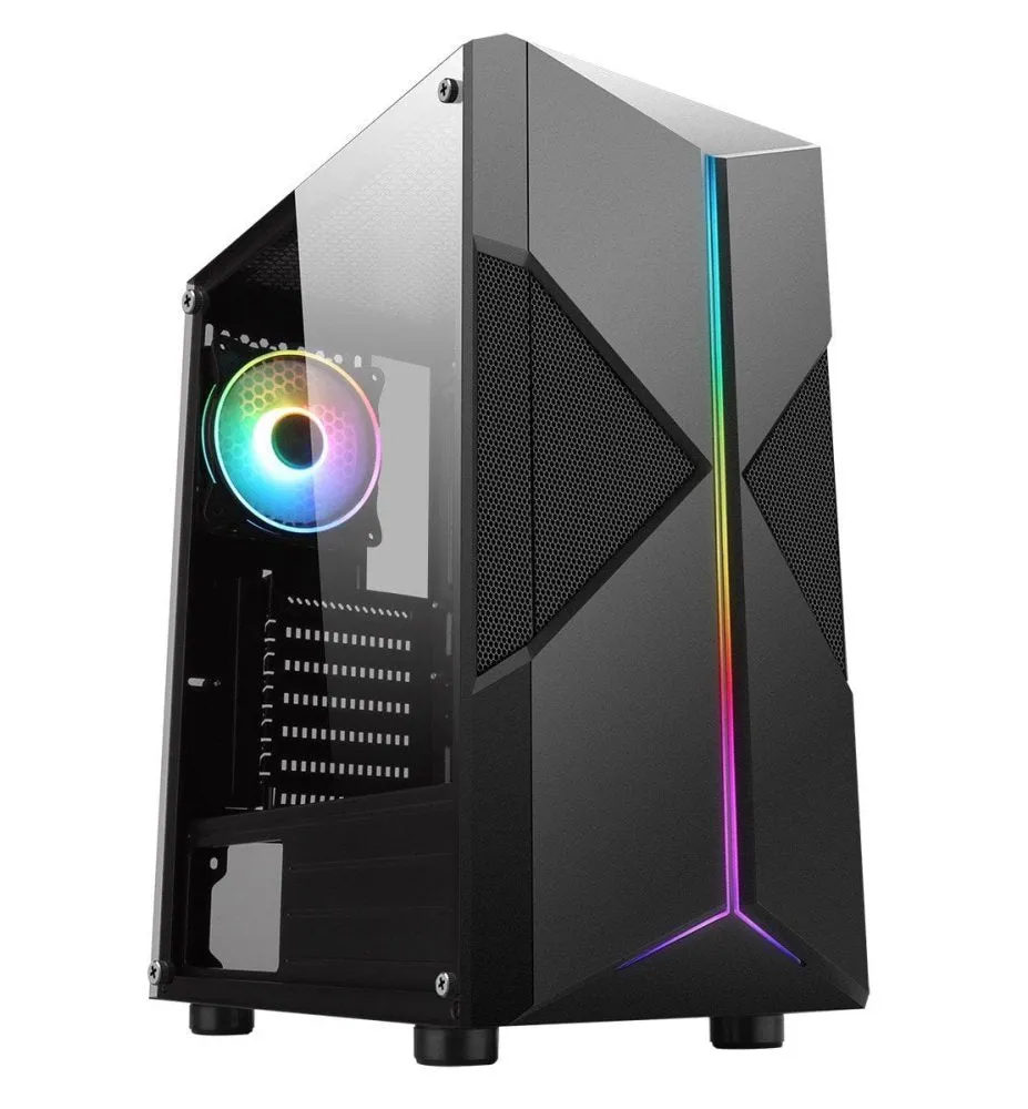 Pyro Gaming PC - AMD Ryzen 3, 8GB RAM, 512GB SSD, Vega 8 Graphics, ARGB Lighting, Gaming Desktop