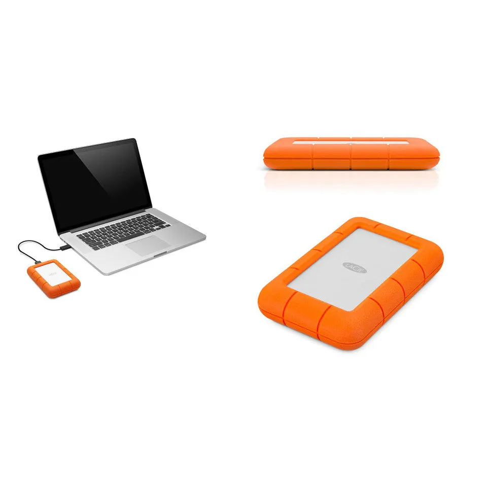 Rugged Thunderbolt USB 3.0 External Drive for PC -1/2TB from LaCie