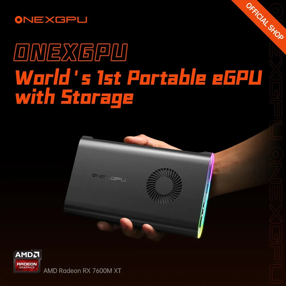 RX 7600M XT Graphics Card Mobile Portable EGPU For Lightning Oculink Device Dock Expansion