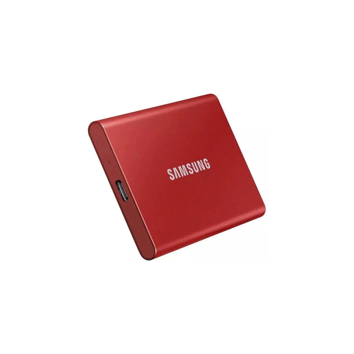 Samsung T7 Portable SSD - 500 GB - USB 3.2 Gen.2 External SSD - Metallic Red
