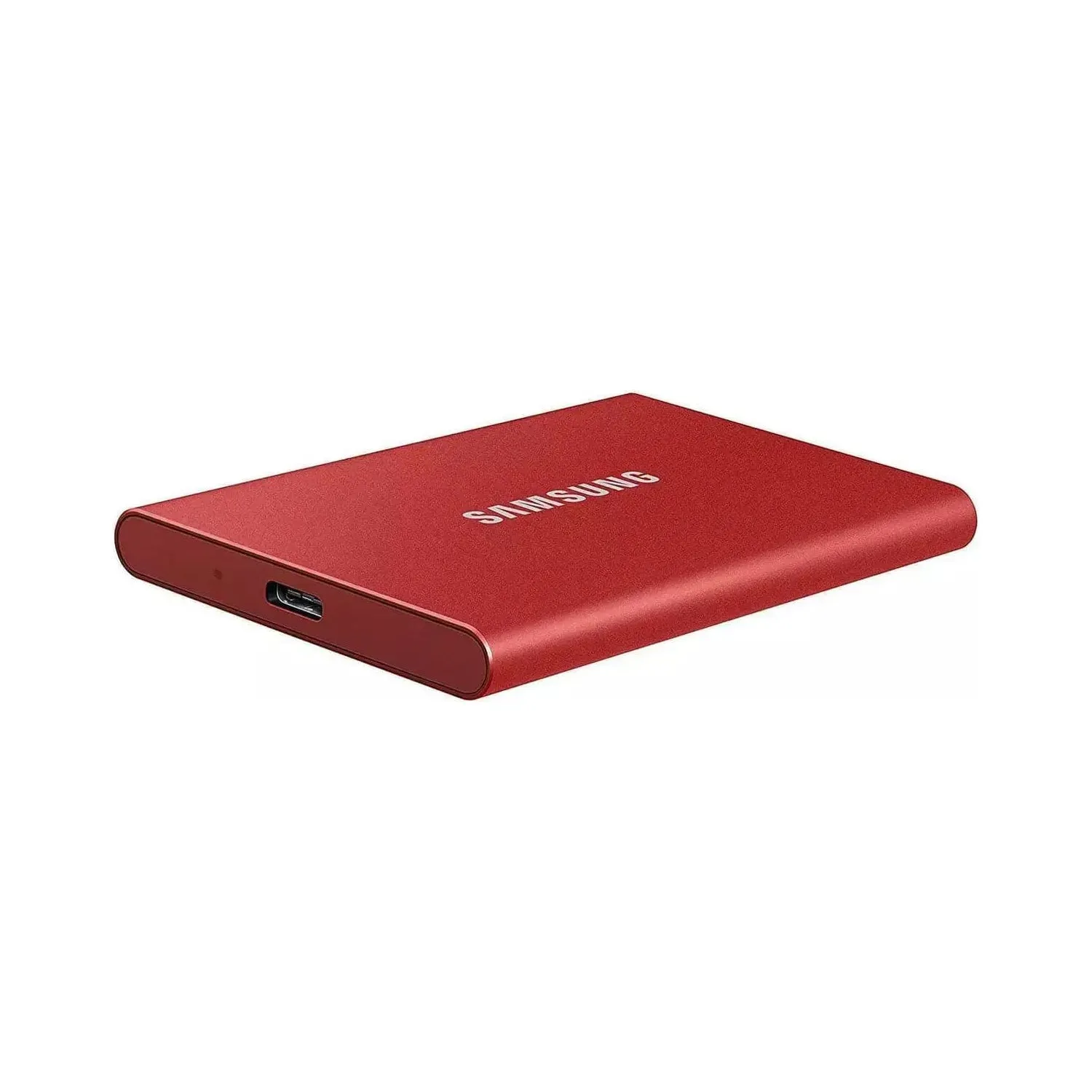 Samsung T7 Portable SSD - 500 GB - USB 3.2 Gen.2 External SSD - Metallic Red