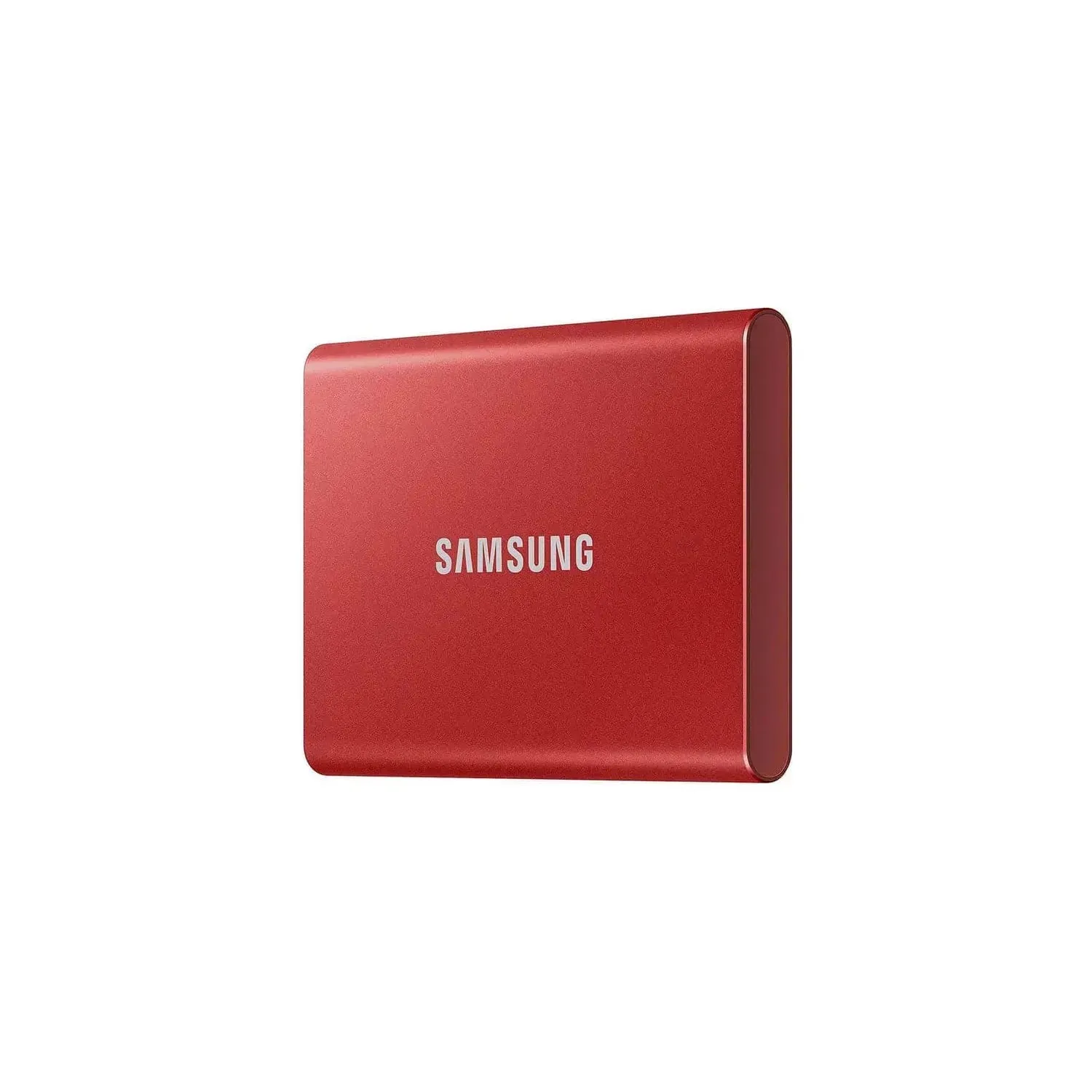Samsung T7 Portable SSD - 500 GB - USB 3.2 Gen.2 External SSD - Metallic Red