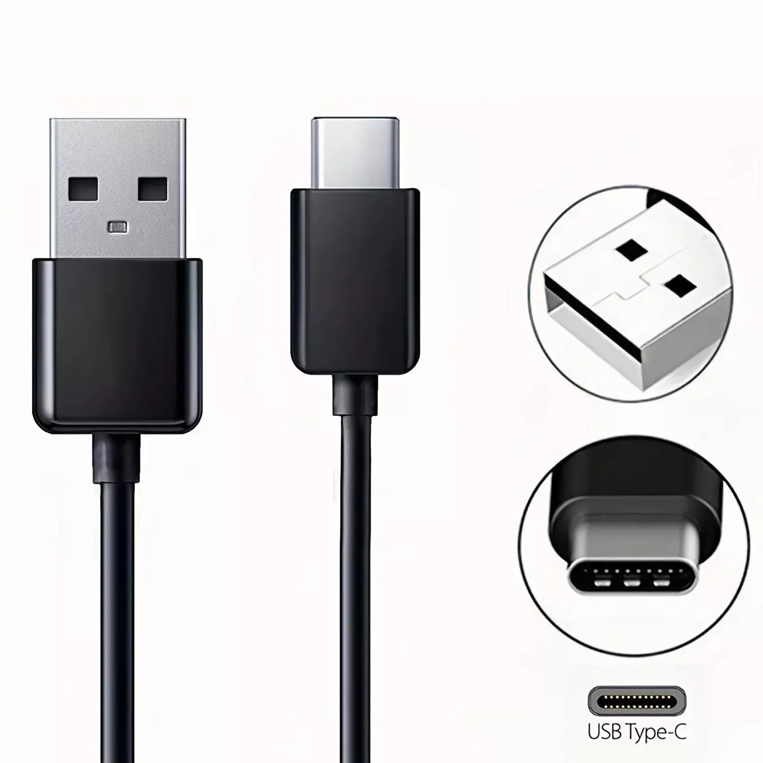 Samsung USB-C Data Charging Cable for Galaxy S9/S9 /Note 9/S8/S8  (Black) - New