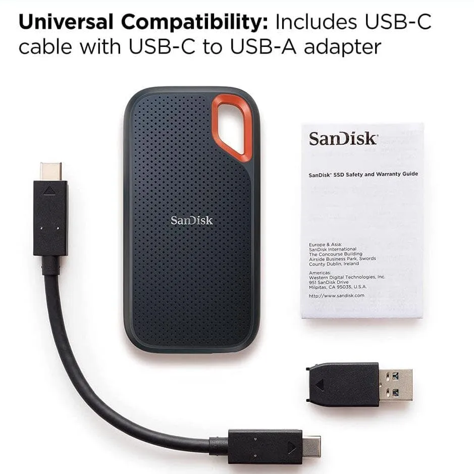 SanDisk 4TB Extreme Portable SSD  (Refurbished)