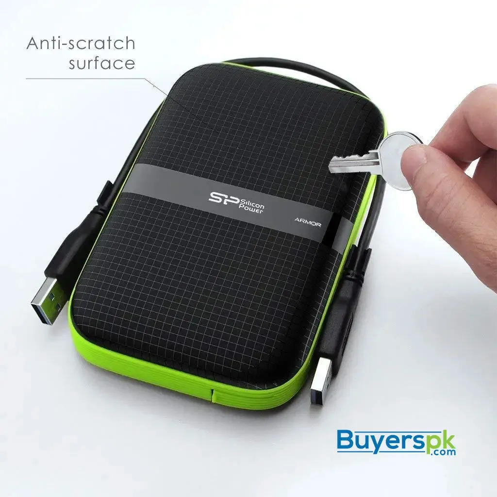 Silicon Power 4tb Usb-c Usb 3.0 Rugged Portable External Hard Drive Armor A60