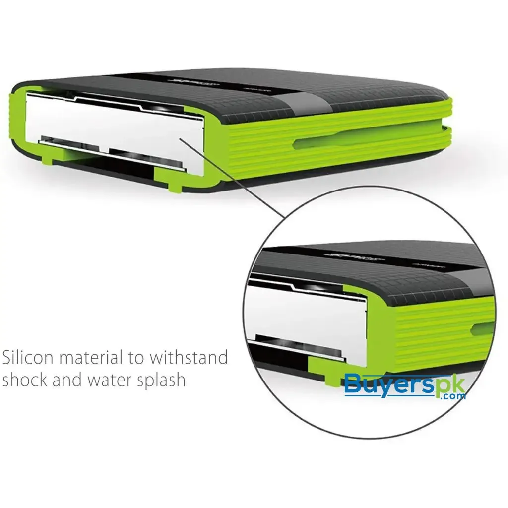Silicon Power Black 4tb Rugged Portable External Hard Drive Armor A60