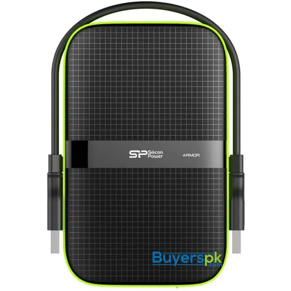 Silicon Power Black 4tb Rugged Portable External Hard Drive Armor A60