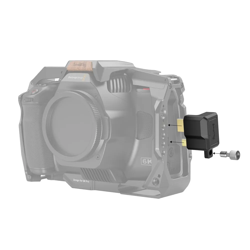 SmallRig HDMI & USB-C Right-Angle Adapter for BMPCC 6K Pro 3289