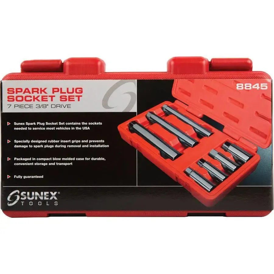 Sunex 3/8 in Dr. 7 Pc. Master Spark Plug Socket Set