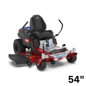 Toro 60V MAX 54 in. TimeCutter MyRIDE Zero Turn Mower w/ (5) 10.0Ah & (1) 4.0Ah Batteries and Charger| 75851 | Discount Item - Winter Garden