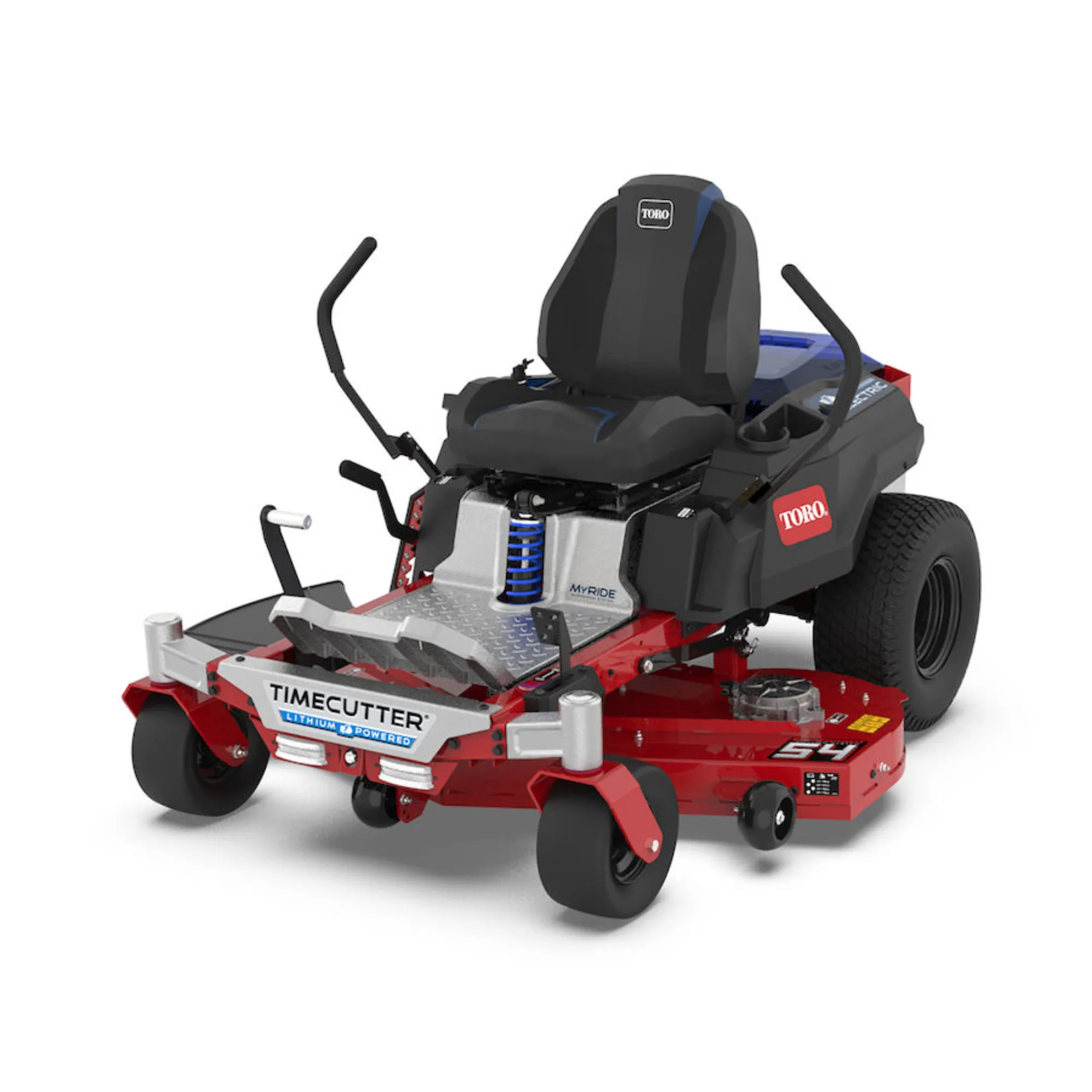 Toro 60V MAX 54 in. TimeCutter MyRIDE Zero Turn Mower w/ (5) 10.0Ah & (1) 4.0Ah Batteries and Charger| 75851 | Discount Item - Winter Garden