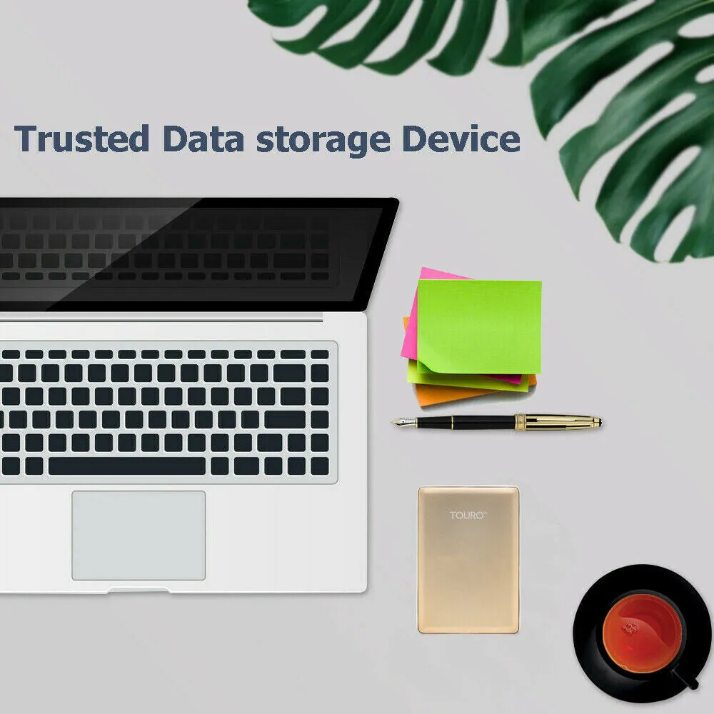 Touro S Portable External Hard Drive 500GB USB 3.0 for PC, Mac, Laptop - 0S03759