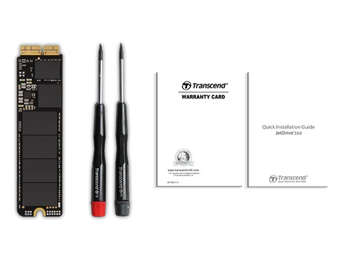 Transcend JetDrive 820 SSD kit - works with any macOS for select Apple Mac from 2013 to current