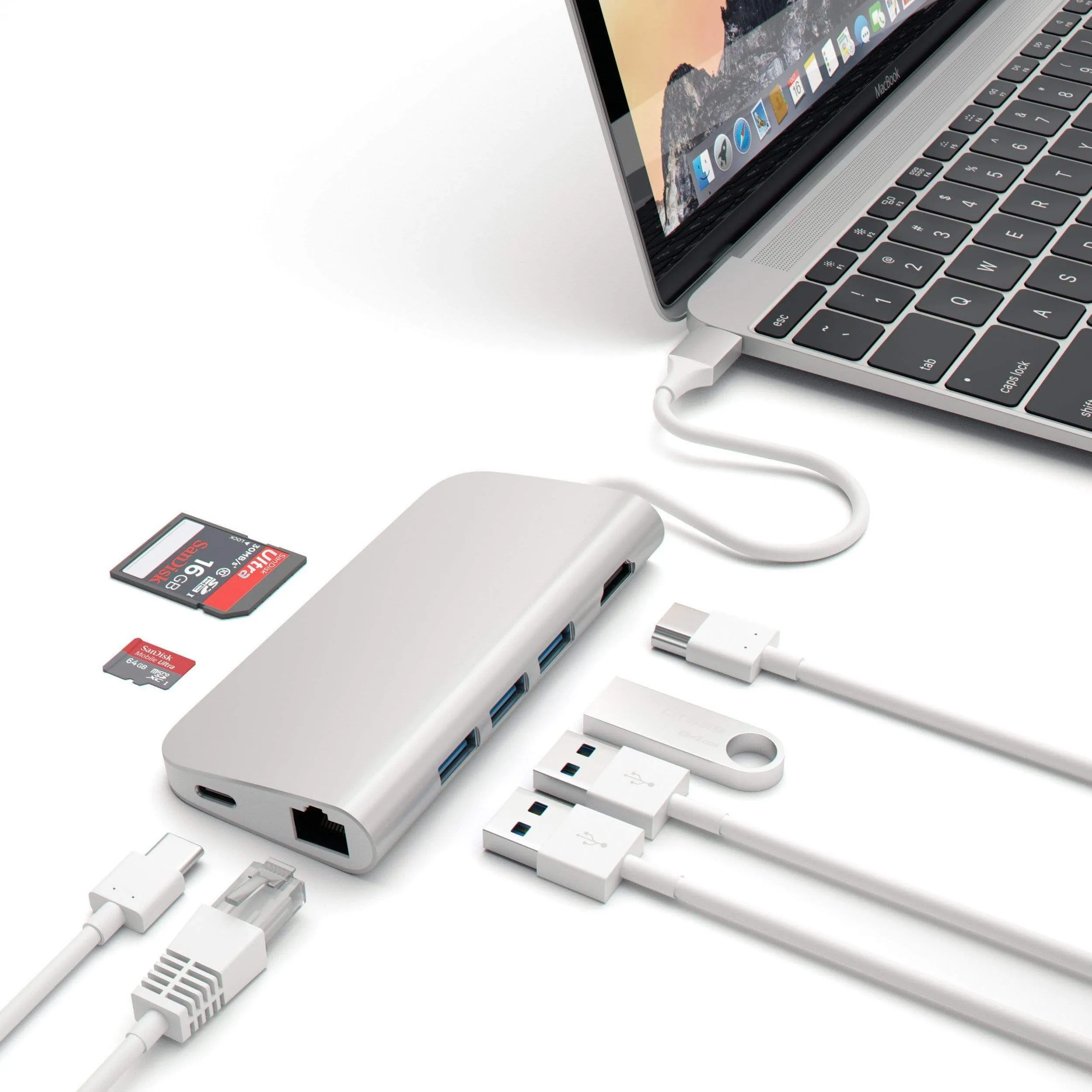 Type-C Multi-Port Adapter 4K with Ethernet