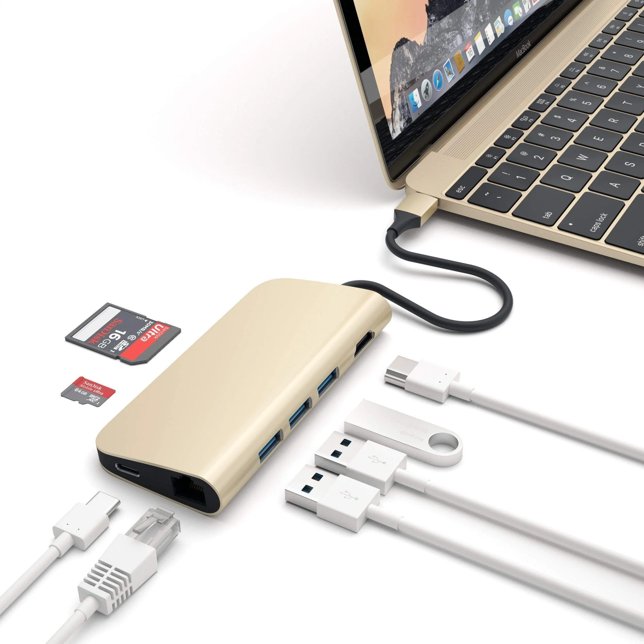 Type-C Multi-Port Adapter 4K with Ethernet