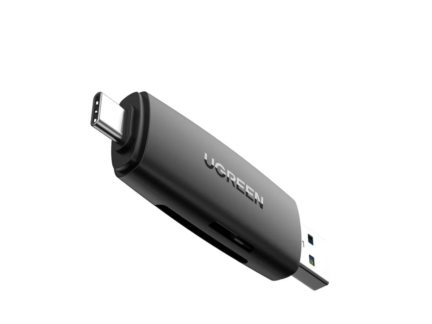UGREEN 80191 Plug and Play Multifunction Card Reader Compatible with USB Type A and Type C PS4 / PS3, Xbox One, PC, Laptops, USB-C enabled Smartphones and Tablets