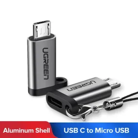 Ugreen Mobile Phone Adapter Micro USB to USB C Adapter Microusb Connector For Huawei Xiaomi Samsung Galaxy A7 Adapter USB Type C