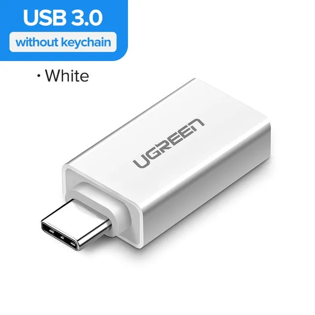 Ugreen USB C Adapter Type C to USB 3.0 Adapter Thunderbolt 3 Type-C Adapter OTG Cable For Macbook pro Air Samsung S10 S9 USB OTG