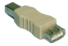USB Adapter: "A" Female to "B" Male