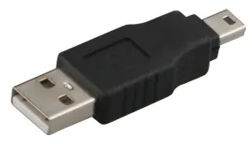 USB Adapter: "A" Male to Mini-USB 5 Pin Male
