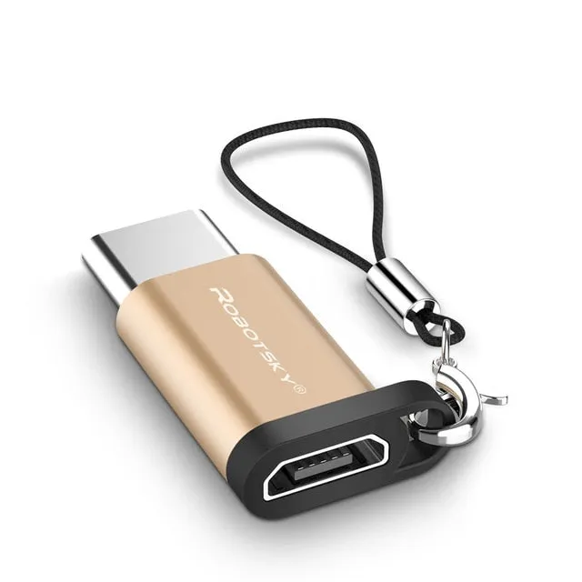 USB Type-C Male to Micro USB Female Adapter