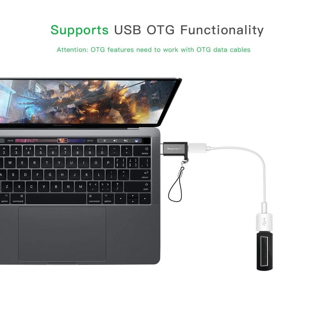 USB Type-C Male to Micro USB Female Adapter
